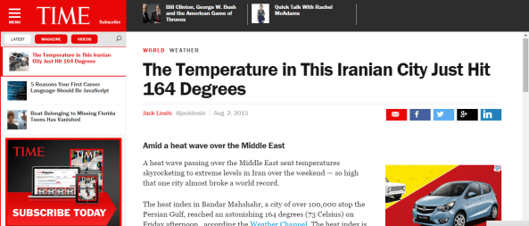 iran heat
